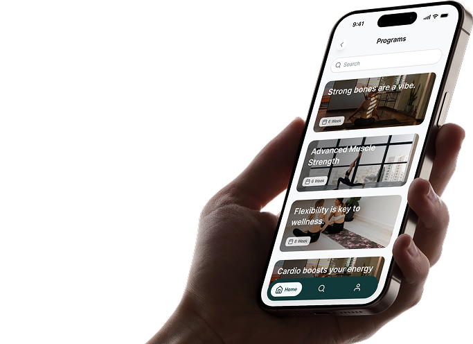 OsteoCore app interface